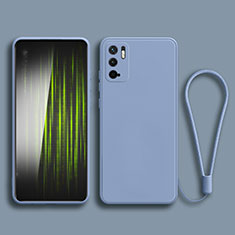 Silikon Hülle Handyhülle Ultra Dünn Flexible Schutzhülle 360 Grad Ganzkörper Tasche YK2 für Xiaomi Redmi Note 10 5G Lavendel Grau