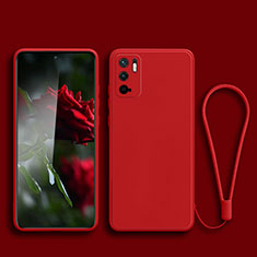 Silikon Hülle Handyhülle Ultra Dünn Flexible Schutzhülle 360 Grad Ganzkörper Tasche YK2 für Xiaomi Redmi Note 10 5G Rot