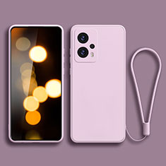 Silikon Hülle Handyhülle Ultra Dünn Flexible Schutzhülle 360 Grad Ganzkörper Tasche YK2 für Xiaomi Redmi Note 11T Pro 5G Helles Lila