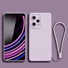 Silikon Hülle Handyhülle Ultra Dünn Flexible Schutzhülle 360 Grad Ganzkörper Tasche YK2 für Xiaomi Redmi Note 12 Pro 5G Helles Lila