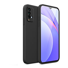 Silikon Hülle Handyhülle Ultra Dünn Flexible Schutzhülle 360 Grad Ganzkörper Tasche YK2 für Xiaomi Redmi Note 9 4G Schwarz