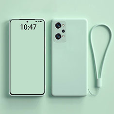 Silikon Hülle Handyhülle Ultra Dünn Flexible Schutzhülle 360 Grad Ganzkörper Tasche YK3 für Realme GT Neo 3T 5G Minzgrün