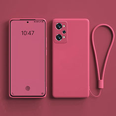 Silikon Hülle Handyhülle Ultra Dünn Flexible Schutzhülle 360 Grad Ganzkörper Tasche YK3 für Realme GT Neo 3T 5G Pink