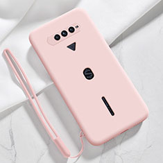 Silikon Hülle Handyhülle Ultra Dünn Flexible Schutzhülle 360 Grad Ganzkörper Tasche YK3 für Xiaomi Black Shark 4 5G Rosa