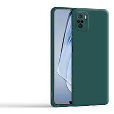 Silikon Hülle Handyhülle Ultra Dünn Flexible Schutzhülle 360 Grad Ganzkörper Tasche YK3 für Xiaomi Mi 11i 5G Grün