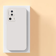 Silikon Hülle Handyhülle Ultra Dünn Flexible Schutzhülle 360 Grad Ganzkörper Tasche YK3 für Xiaomi Mi 13 Lite 5G Weiß