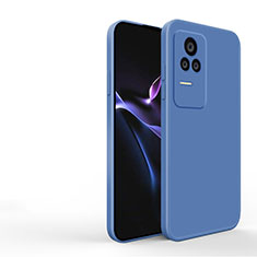 Silikon Hülle Handyhülle Ultra Dünn Flexible Schutzhülle 360 Grad Ganzkörper Tasche YK3 für Xiaomi Poco F4 5G Blau