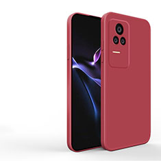Silikon Hülle Handyhülle Ultra Dünn Flexible Schutzhülle 360 Grad Ganzkörper Tasche YK3 für Xiaomi Poco F4 5G Rot