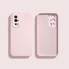 Silikon Hülle Handyhülle Ultra Dünn Flexible Schutzhülle 360 Grad Ganzkörper Tasche YK3 für Xiaomi Poco F5 Pro 5G Rosa