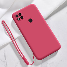 Silikon Hülle Handyhülle Ultra Dünn Flexible Schutzhülle 360 Grad Ganzkörper Tasche YK3 für Xiaomi Redmi 10A 4G Rot