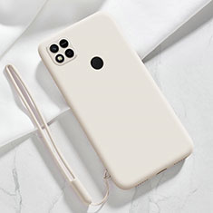 Silikon Hülle Handyhülle Ultra Dünn Flexible Schutzhülle 360 Grad Ganzkörper Tasche YK3 für Xiaomi Redmi 10A 4G Weiß