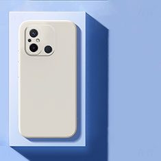 Silikon Hülle Handyhülle Ultra Dünn Flexible Schutzhülle 360 Grad Ganzkörper Tasche YK3 für Xiaomi Redmi 11A 4G Weiß
