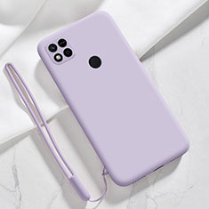 Silikon Hülle Handyhülle Ultra Dünn Flexible Schutzhülle 360 Grad Ganzkörper Tasche YK3 für Xiaomi Redmi 9C Violett