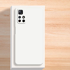 Silikon Hülle Handyhülle Ultra Dünn Flexible Schutzhülle 360 Grad Ganzkörper Tasche YK3 für Xiaomi Redmi Note 11 5G Weiß