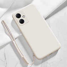 Silikon Hülle Handyhülle Ultra Dünn Flexible Schutzhülle 360 Grad Ganzkörper Tasche YK3 für Xiaomi Redmi Note 12R Pro 5G Weiß