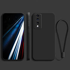 Silikon Hülle Handyhülle Ultra Dünn Flexible Schutzhülle 360 Grad Ganzkörper Tasche YK4 für Huawei Honor 80 GT 5G Schwarz