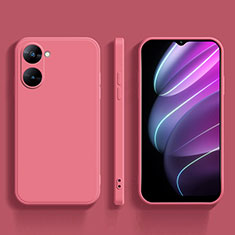 Silikon Hülle Handyhülle Ultra Dünn Flexible Schutzhülle 360 Grad Ganzkörper Tasche YK4 für Realme 10S 5G Pink