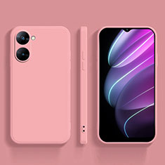 Silikon Hülle Handyhülle Ultra Dünn Flexible Schutzhülle 360 Grad Ganzkörper Tasche YK4 für Realme 10S 5G Rosa