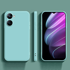 Silikon Hülle Handyhülle Ultra Dünn Flexible Schutzhülle 360 Grad Ganzkörper Tasche YK4 für Realme Q5x 5G Cyan