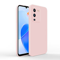 Silikon Hülle Handyhülle Ultra Dünn Flexible Schutzhülle 360 Grad Ganzkörper Tasche YK4 für Vivo V25 Pro 5G Rosa