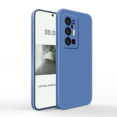 Silikon Hülle Handyhülle Ultra Dünn Flexible Schutzhülle 360 Grad Ganzkörper Tasche YK4 für Vivo X70 Pro+ Plus 5G Blau