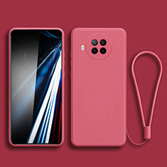 Silikon Hülle Handyhülle Ultra Dünn Flexible Schutzhülle 360 Grad Ganzkörper Tasche YK4 für Xiaomi Mi 10i 5G Pink