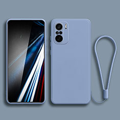 Silikon Hülle Handyhülle Ultra Dünn Flexible Schutzhülle 360 Grad Ganzkörper Tasche YK4 für Xiaomi Mi 11X 5G Lavendel Grau