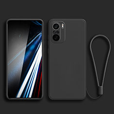 Silikon Hülle Handyhülle Ultra Dünn Flexible Schutzhülle 360 Grad Ganzkörper Tasche YK4 für Xiaomi Mi 11X 5G Schwarz