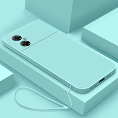 Silikon Hülle Handyhülle Ultra Dünn Flexible Schutzhülle 360 Grad Ganzkörper Tasche YK4 für Xiaomi Poco M4 5G Cyan