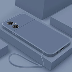 Silikon Hülle Handyhülle Ultra Dünn Flexible Schutzhülle 360 Grad Ganzkörper Tasche YK4 für Xiaomi Poco M4 5G Lavendel Grau