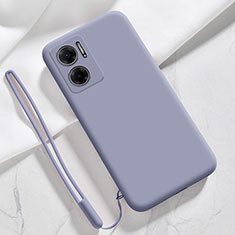 Silikon Hülle Handyhülle Ultra Dünn Flexible Schutzhülle 360 Grad Ganzkörper Tasche YK4 für Xiaomi Redmi 10 Prime Plus 5G Lavendel Grau