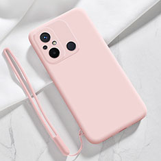 Silikon Hülle Handyhülle Ultra Dünn Flexible Schutzhülle 360 Grad Ganzkörper Tasche YK4 für Xiaomi Redmi 11A 4G Rosa