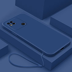 Silikon Hülle Handyhülle Ultra Dünn Flexible Schutzhülle 360 Grad Ganzkörper Tasche YK4 für Xiaomi Redmi 9C Blau