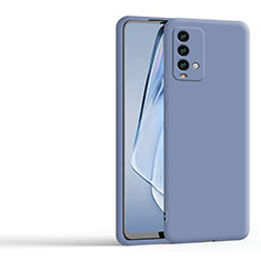 Silikon Hülle Handyhülle Ultra Dünn Flexible Schutzhülle 360 Grad Ganzkörper Tasche YK4 für Xiaomi Redmi 9T 4G Lavendel Grau