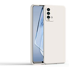 Silikon Hülle Handyhülle Ultra Dünn Flexible Schutzhülle 360 Grad Ganzkörper Tasche YK4 für Xiaomi Redmi 9T 4G Weiß