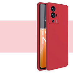 Silikon Hülle Handyhülle Ultra Dünn Flexible Schutzhülle 360 Grad Ganzkörper Tasche YK4 für Xiaomi Redmi K60 5G Rot