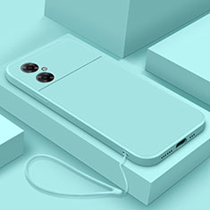 Silikon Hülle Handyhülle Ultra Dünn Flexible Schutzhülle 360 Grad Ganzkörper Tasche YK4 für Xiaomi Redmi Note 11R 5G Cyan