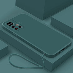Silikon Hülle Handyhülle Ultra Dünn Flexible Schutzhülle 360 Grad Ganzkörper Tasche YK4 für Xiaomi Redmi Note 11T 5G Grün
