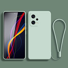 Silikon Hülle Handyhülle Ultra Dünn Flexible Schutzhülle 360 Grad Ganzkörper Tasche YK4 für Xiaomi Redmi Note 12 Pro+ Plus 5G Minzgrün