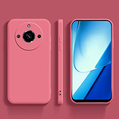 Silikon Hülle Handyhülle Ultra Dünn Flexible Schutzhülle 360 Grad Ganzkörper Tasche YK5 für Realme 11 Pro 5G Pink