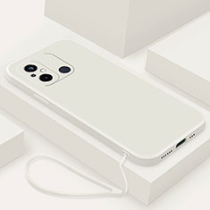 Silikon Hülle Handyhülle Ultra Dünn Flexible Schutzhülle 360 Grad Ganzkörper Tasche YK5 für Xiaomi Poco C55 Weiß