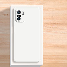 Silikon Hülle Handyhülle Ultra Dünn Flexible Schutzhülle 360 Grad Ganzkörper Tasche YK5 für Xiaomi Poco F3 5G Weiß
