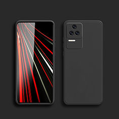 Silikon Hülle Handyhülle Ultra Dünn Flexible Schutzhülle 360 Grad Ganzkörper Tasche YK5 für Xiaomi Poco F4 5G Schwarz