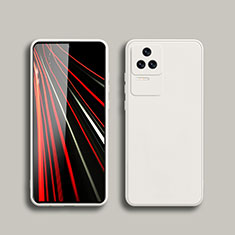Silikon Hülle Handyhülle Ultra Dünn Flexible Schutzhülle 360 Grad Ganzkörper Tasche YK5 für Xiaomi Poco F4 5G Weiß
