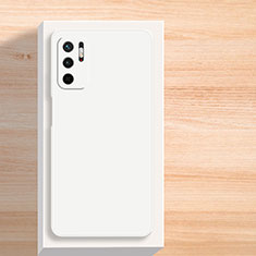Silikon Hülle Handyhülle Ultra Dünn Flexible Schutzhülle 360 Grad Ganzkörper Tasche YK5 für Xiaomi POCO M3 Pro 5G Weiß