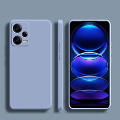 Silikon Hülle Handyhülle Ultra Dünn Flexible Schutzhülle 360 Grad Ganzkörper Tasche YK5 für Xiaomi Poco X5 5G Lavendel Grau