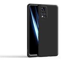 Silikon Hülle Handyhülle Ultra Dünn Flexible Schutzhülle 360 Grad Ganzkörper Tasche YK5 für Xiaomi Redmi Note 11 Pro+ Plus 5G Schwarz