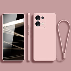 Silikon Hülle Handyhülle Ultra Dünn Flexible Schutzhülle 360 Grad Ganzkörper Tasche YK5 für Xiaomi Redmi Note 13 Pro 5G Rosa