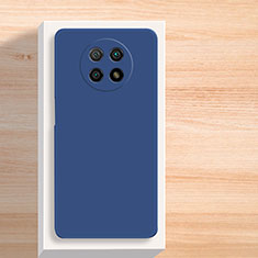 Silikon Hülle Handyhülle Ultra Dünn Flexible Schutzhülle 360 Grad Ganzkörper Tasche YK5 für Xiaomi Redmi Note 9T 5G Blau
