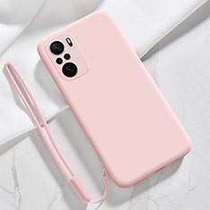 Silikon Hülle Handyhülle Ultra Dünn Flexible Schutzhülle 360 Grad Ganzkörper Tasche YK6 für Xiaomi Mi 11i 5G Rosegold